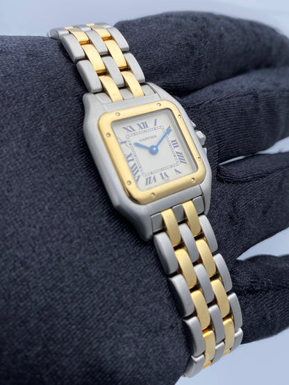 Cartier Panthere W25029B6 Two Rows Ladies Watch - Wristwatch