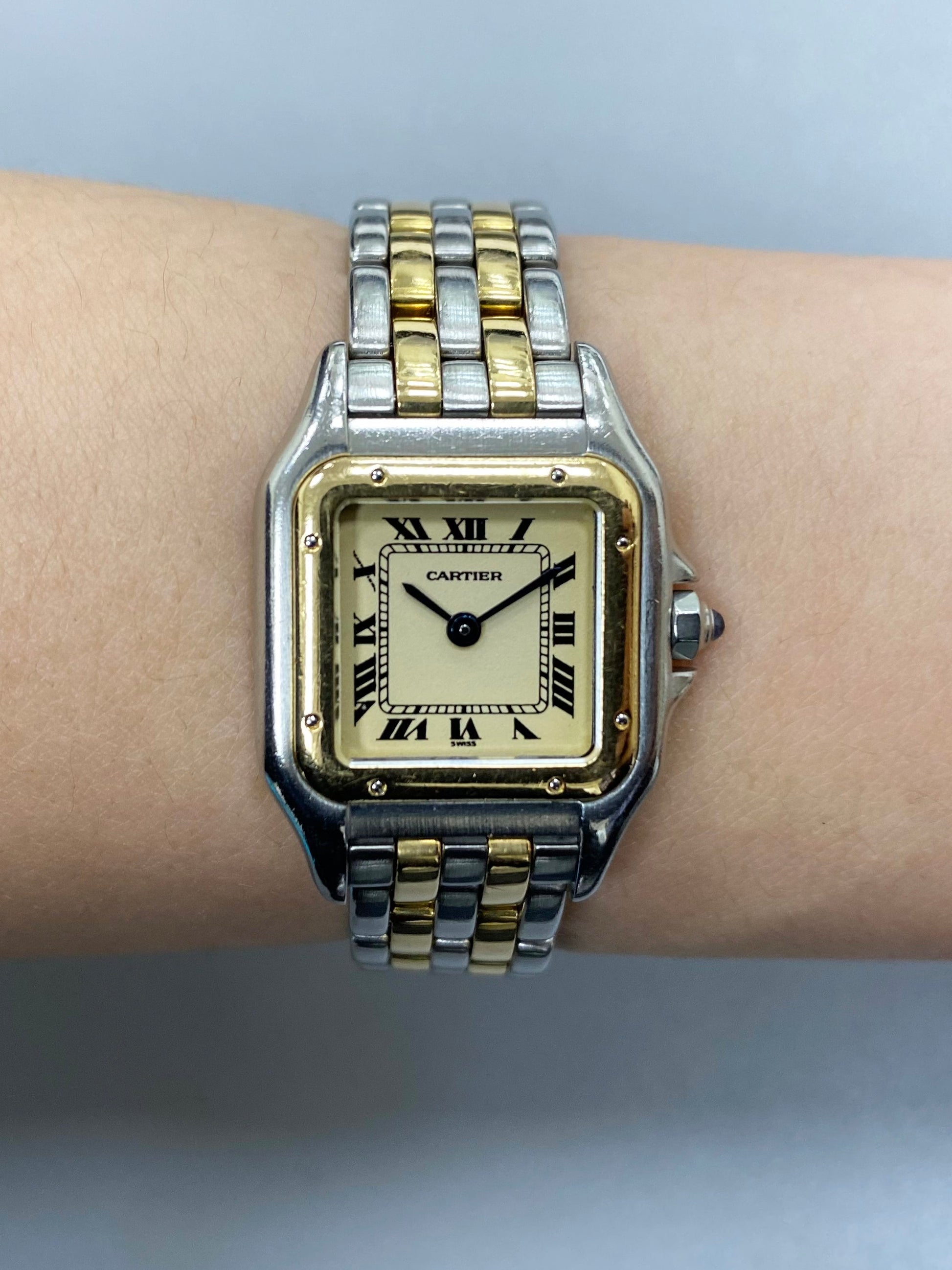 Cartier Panthere 1057917 Two Rows Ladies Watch