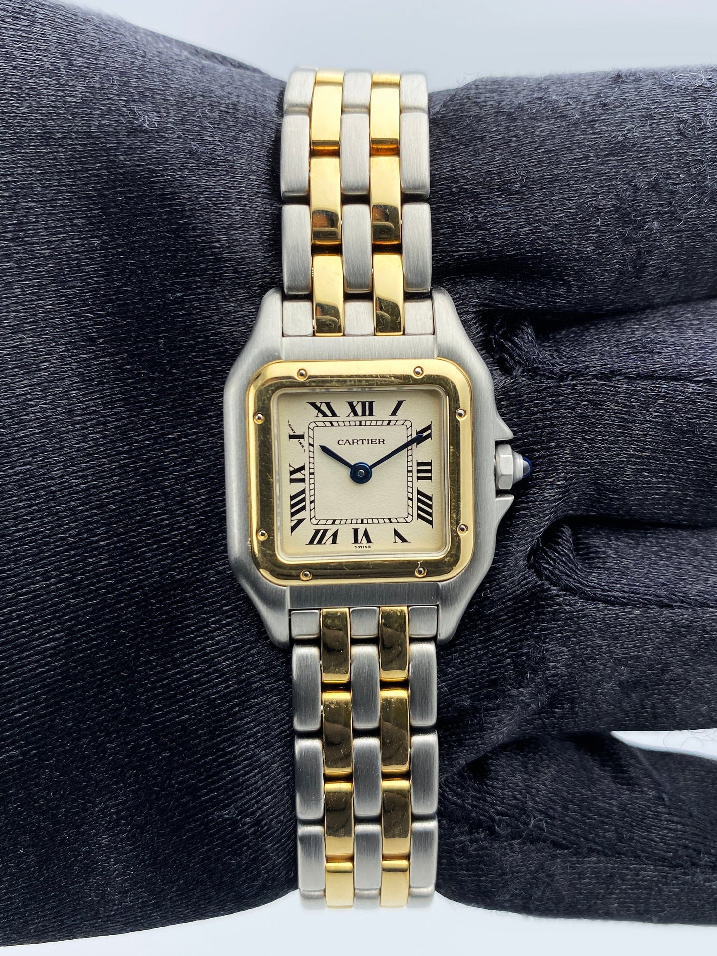Cartier Panthere W25029B6 Two Rows Ladies Watch - Wristwatch