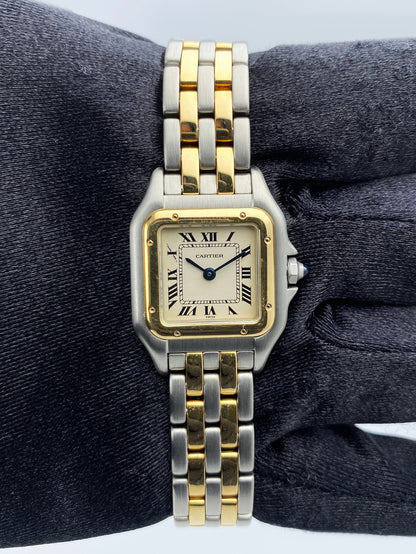 Cartier Panthere W25029B6 Two Rows Ladies Watch - Wristwatch