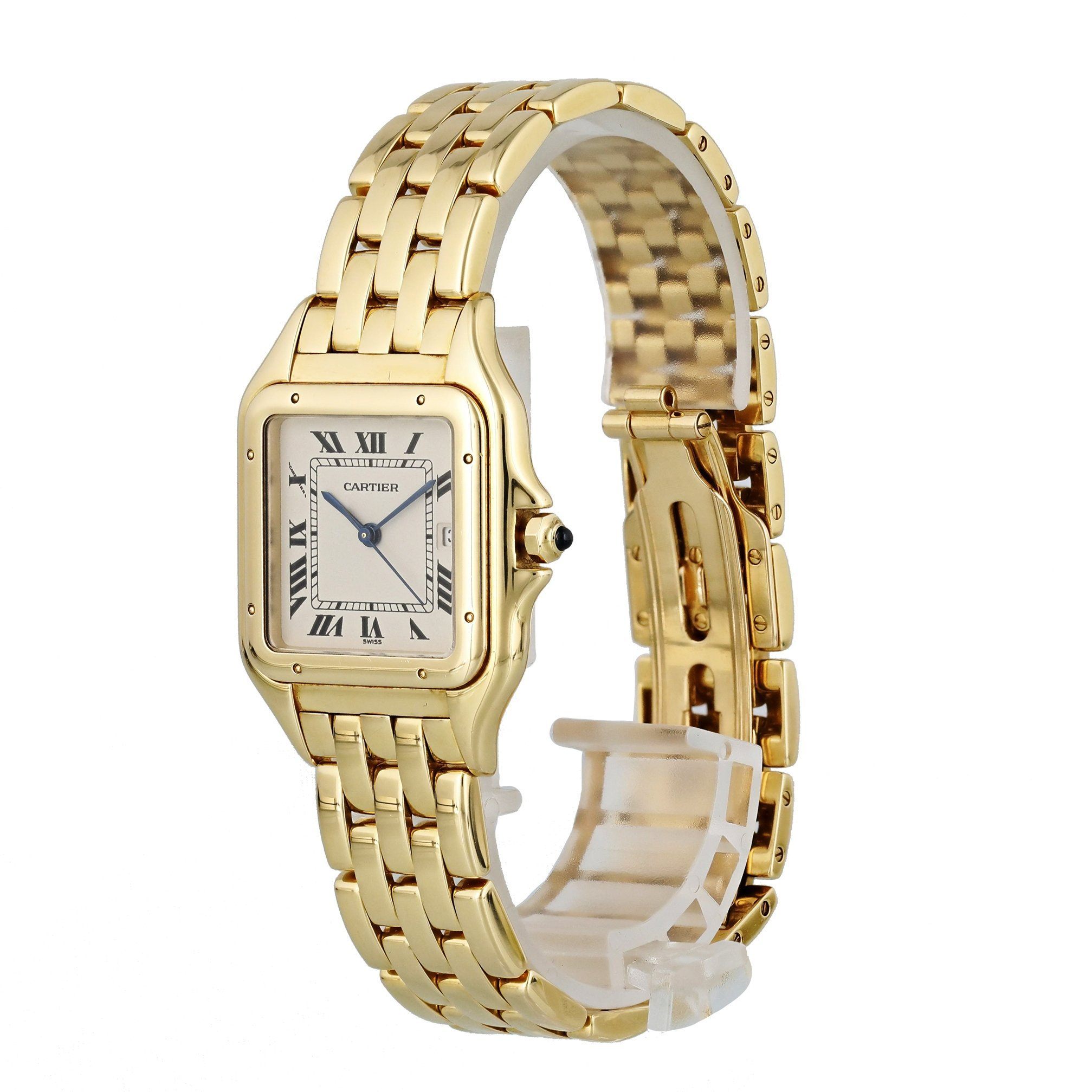 Cartier Panthere 1060 2 18k Yellow Gold Large Men's Watch | – Phigora