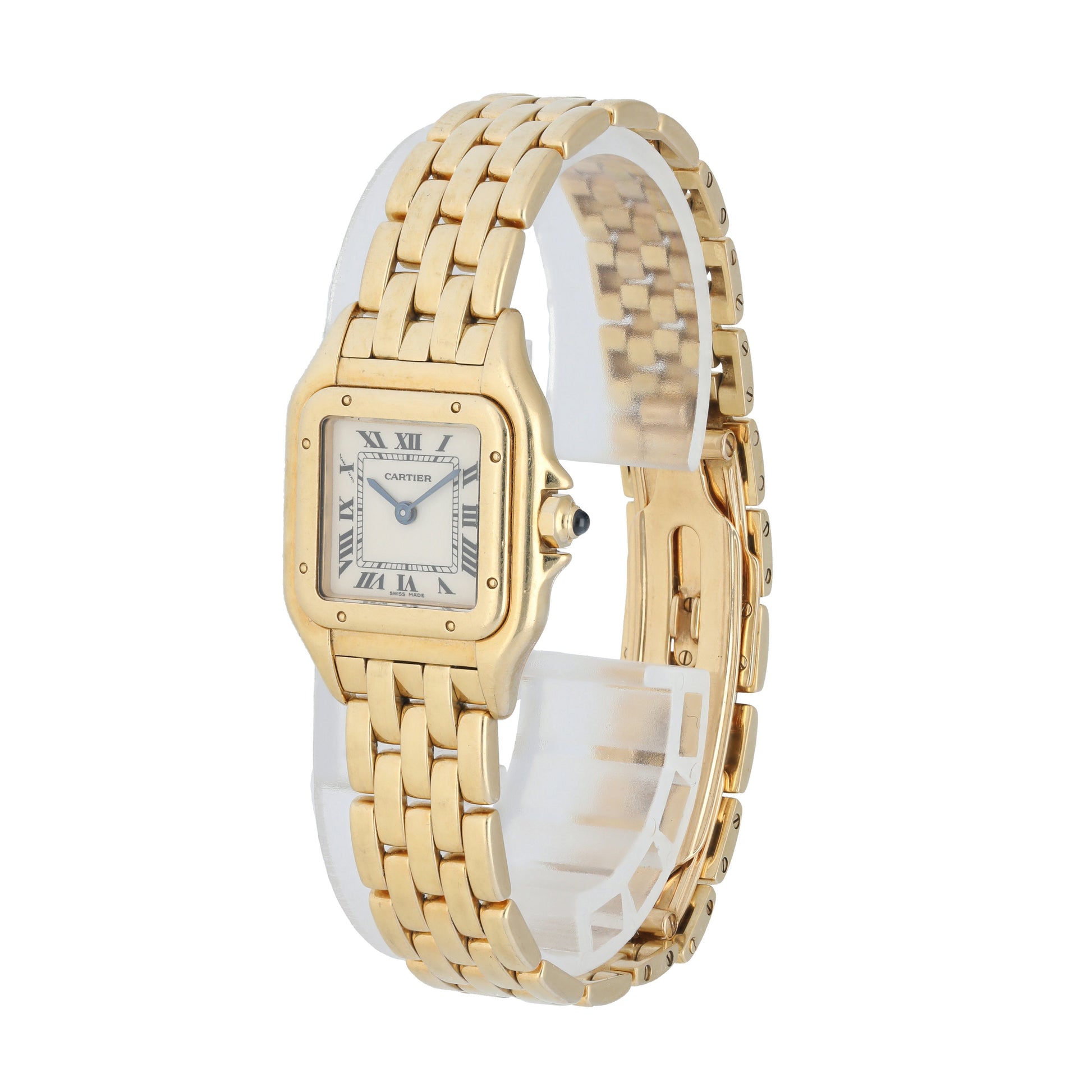 Cartier Panthere 1070 2 Yellow Gold Ladies Watch - Wristwatch
