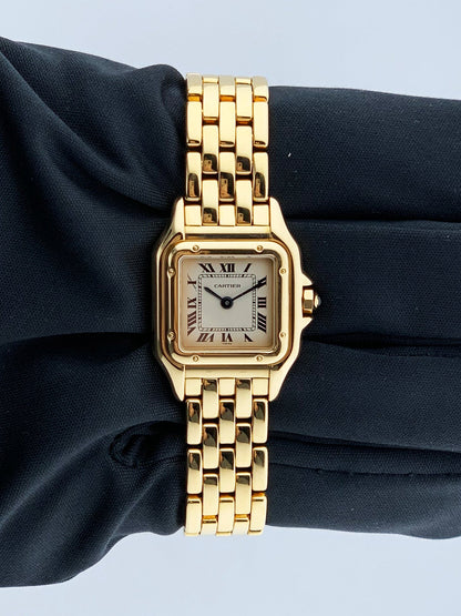 Cartier Panthere 107000M 18K Yellow Gold Ladies Watch Box & Papers - Wristwatch