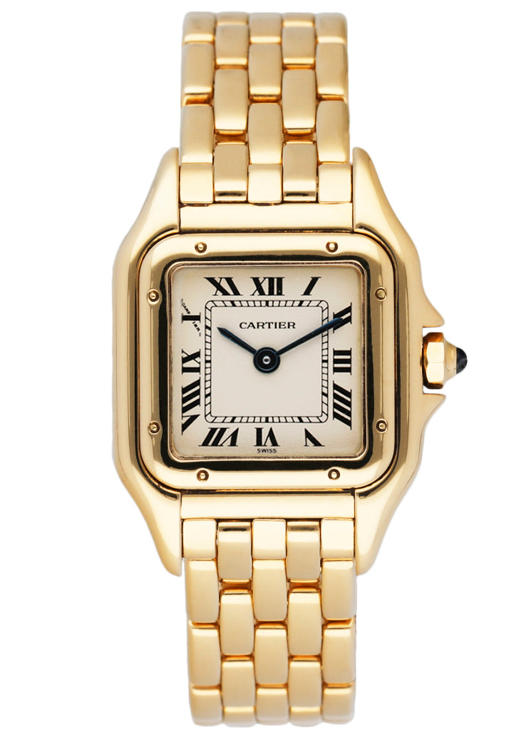 Cartier Panthere 107000M 18K Yellow Gold Ladies Watch Box & Papers - Wristwatch
