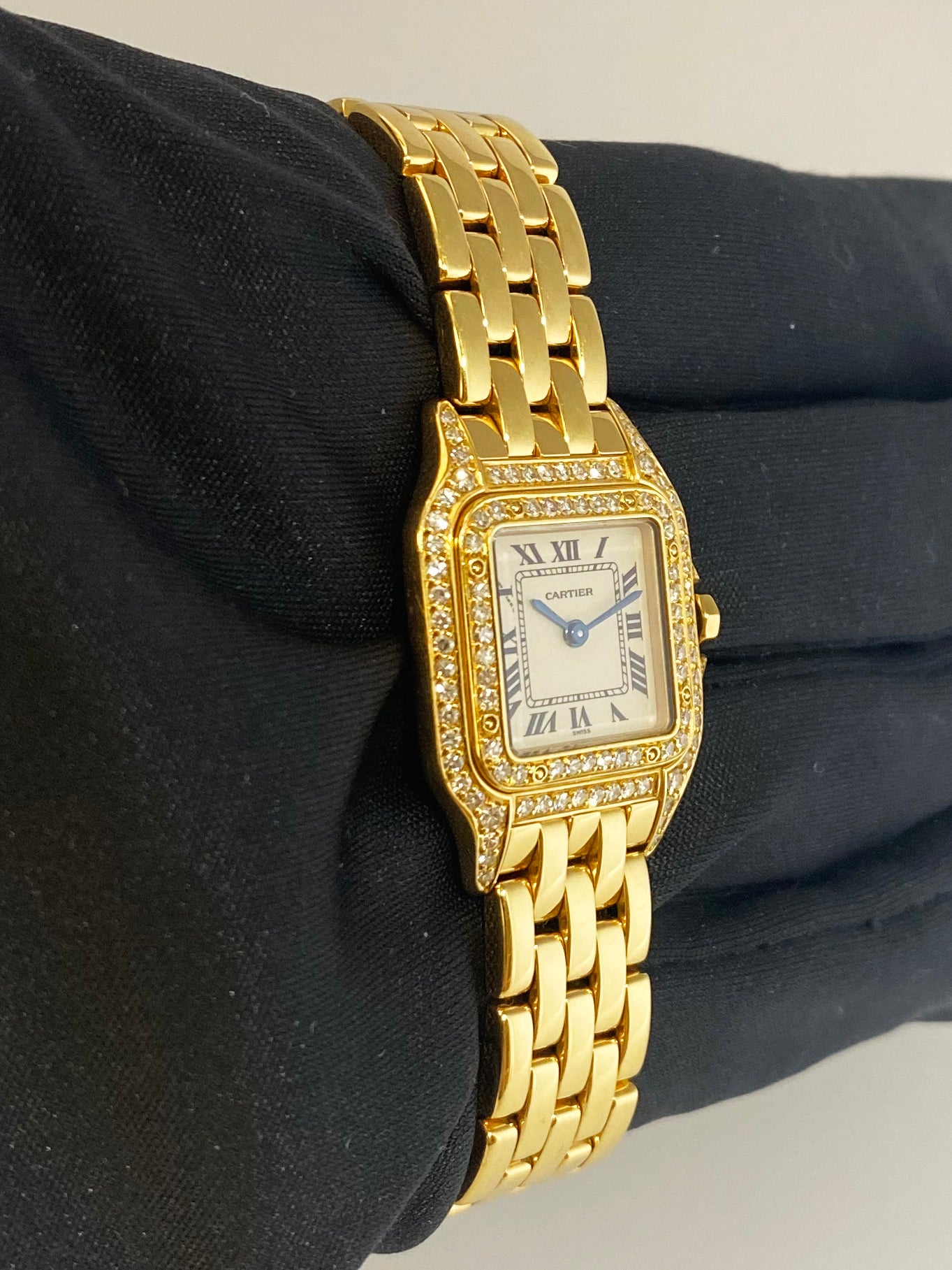Cartier Panthere 1070/2 18K Yellow Gold Diamond Ladies Watch - Virtual