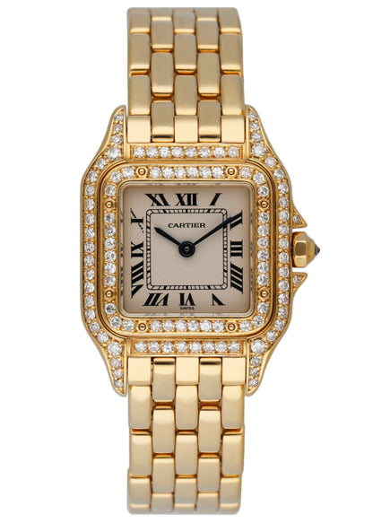 Cartier Panthere 1070/2 18K Yellow Gold Diamond Ladies Watch - Virtual