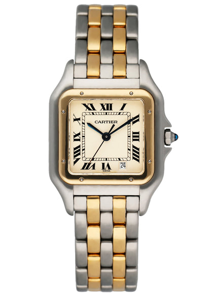 Cartier Panthere 1100 Midsize Two Tone Ladies Watch - Wristwatch