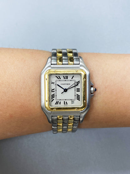 Cartier Panthere 1100 Midsize Two Tone Ladies Watch
