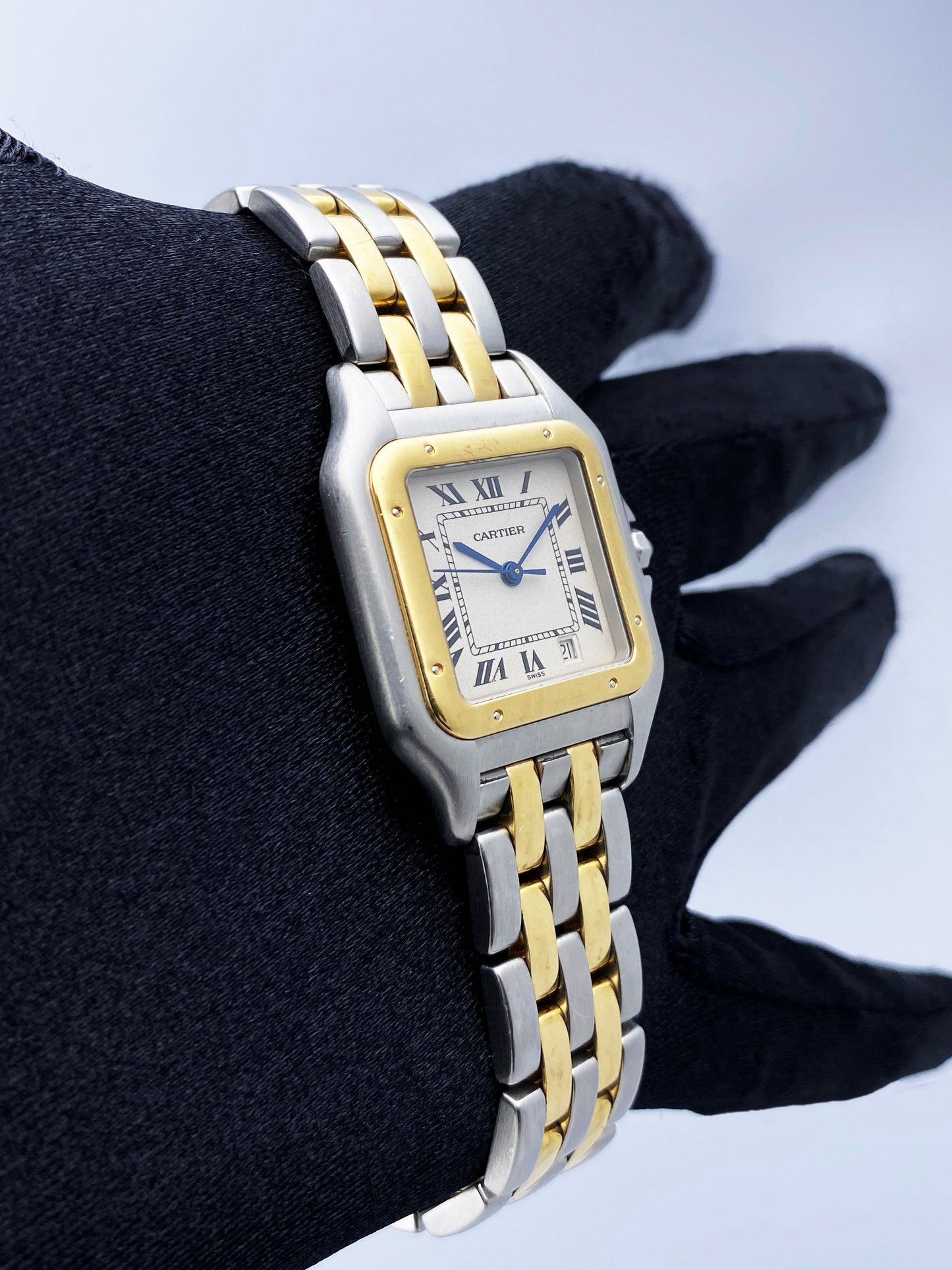 Cartier Panthere 1100 Midsize Two Tone Ladies Watch