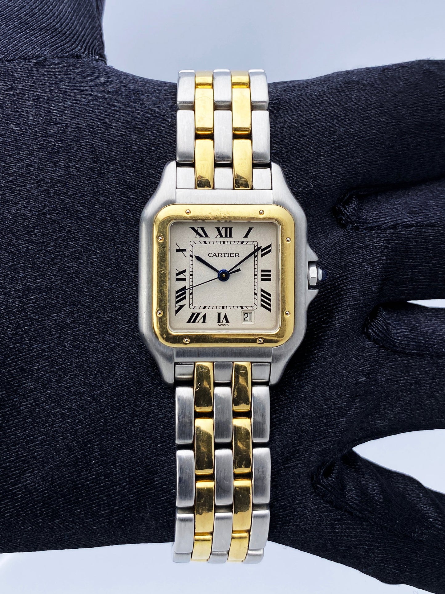 Cartier Panthere 1100 Midsize Two Tone Ladies Watch