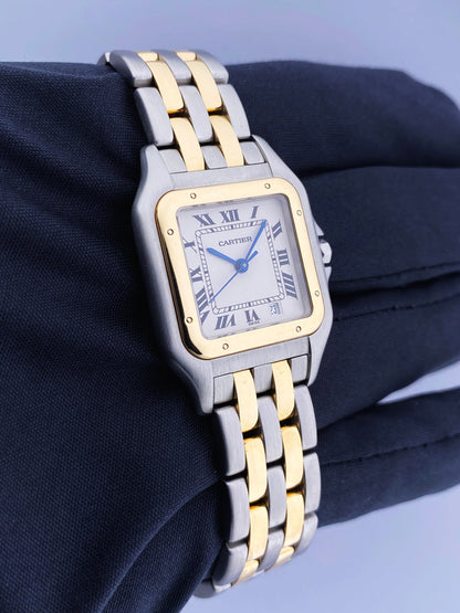 Cartier Panthere 1100 Midsize Two Tone Ladies Watch - Wristwatch