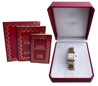 Cartier Panthere 1120 Two Rows Ladies Watch Box & Papers - Wristwatch