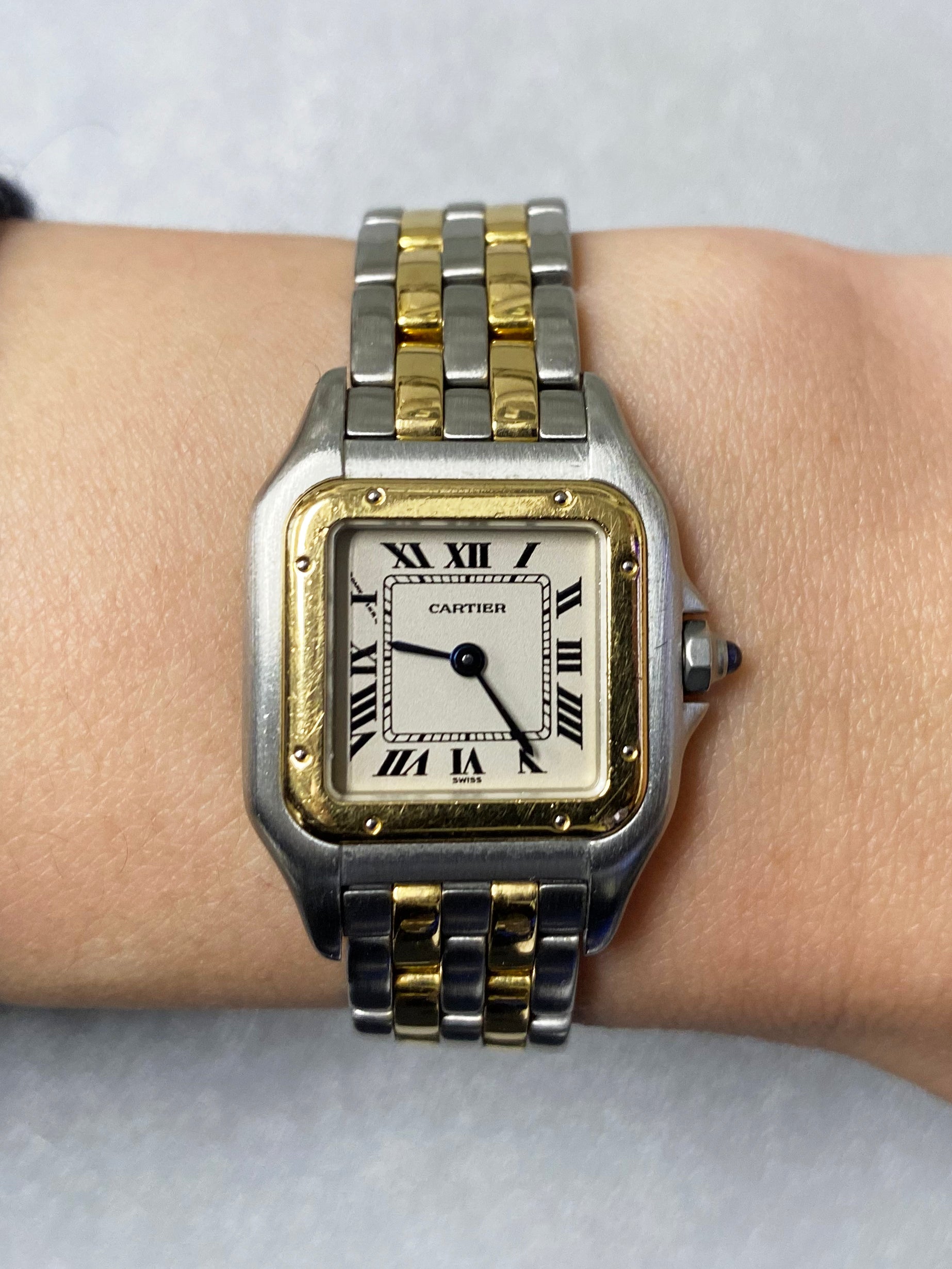 Cartier Panthere 1120 Two Rows Ladies Watch Box & Papers - Wristwatch