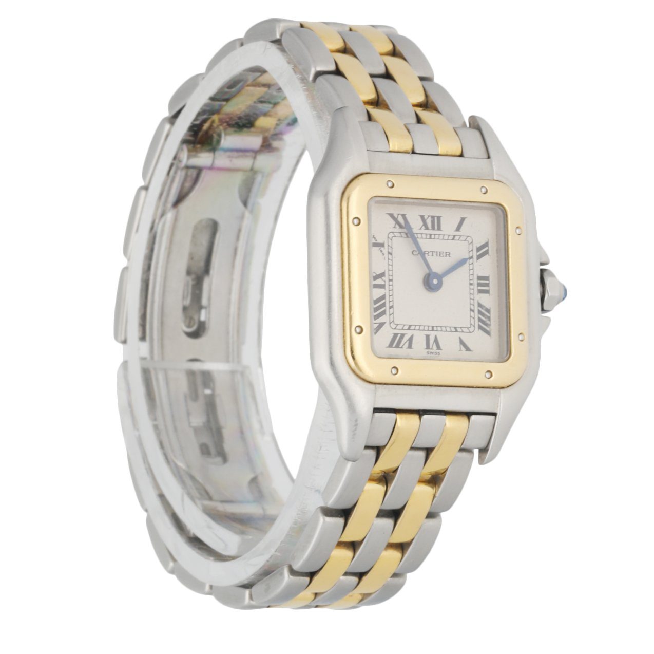 Cartier Panthere 1120 Two Tone Ladies Watch Box Papers - Wristwatch