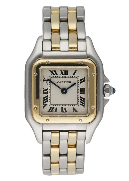 Cartier Panthere 1120 Two Tone Ladies Watch Box Papers - Wristwatch
