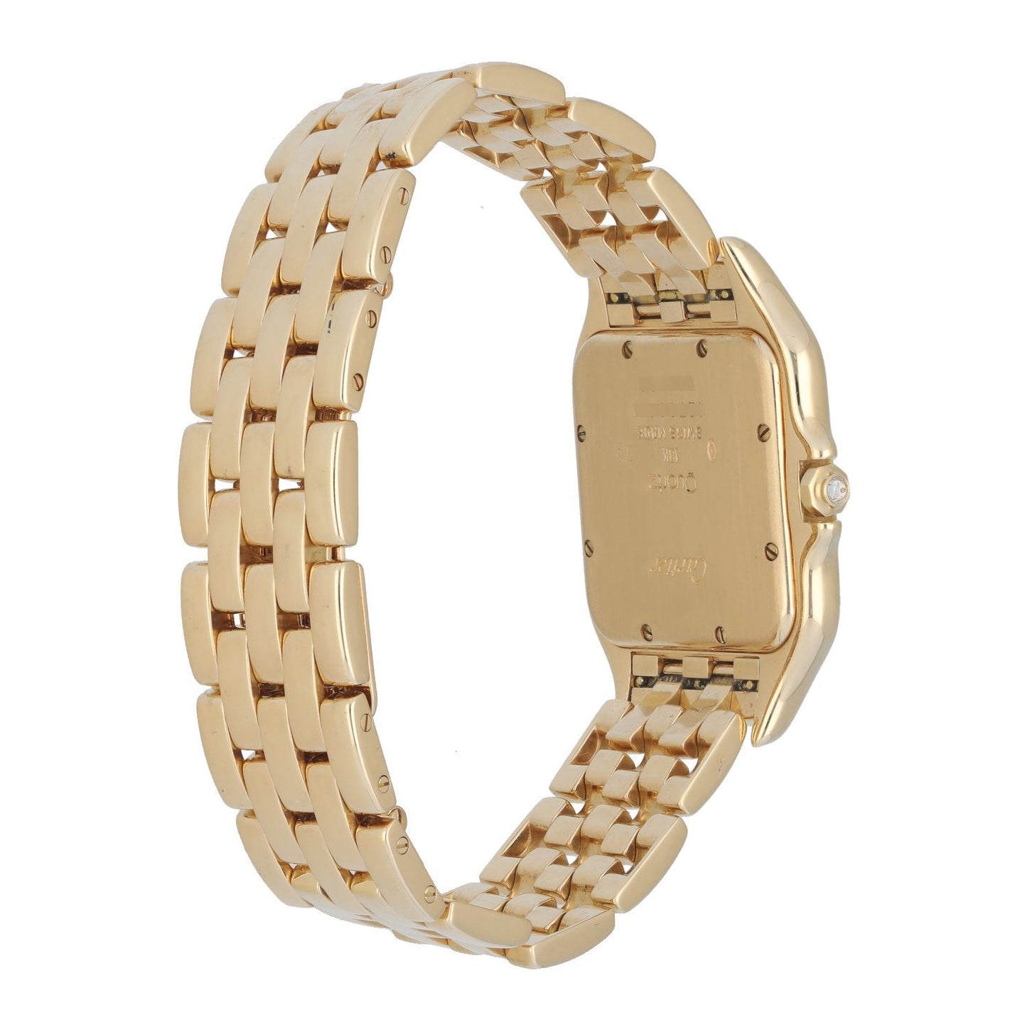 Cartier Panthere 127000M Yellow Gold Diamond Watch