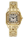 Cartier Panthere 1280 18K Yellow Gold Diamond Bezel Art Deco Ladies Watch - Wristwatch