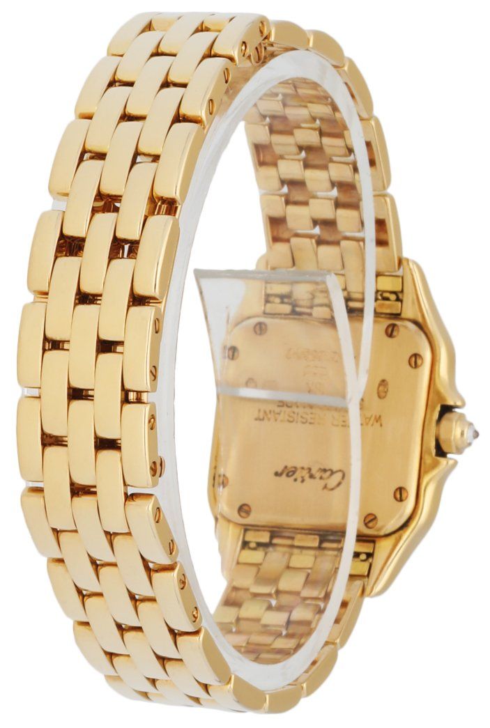 Cartier Panthere 1280 18K yellow Gold Diamonds Ladies Watch - Wristwatch