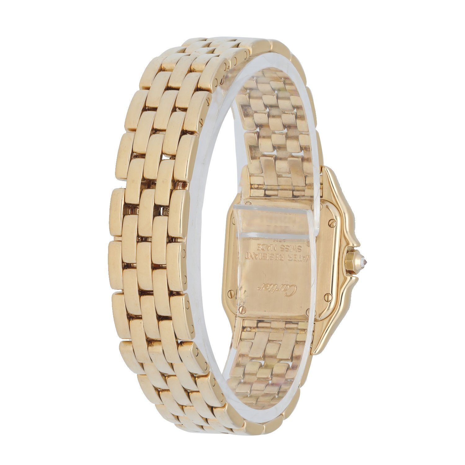 Cartier Panthere 1280 2 Rare Blue Lapis Dial Diamond Ladies Watch