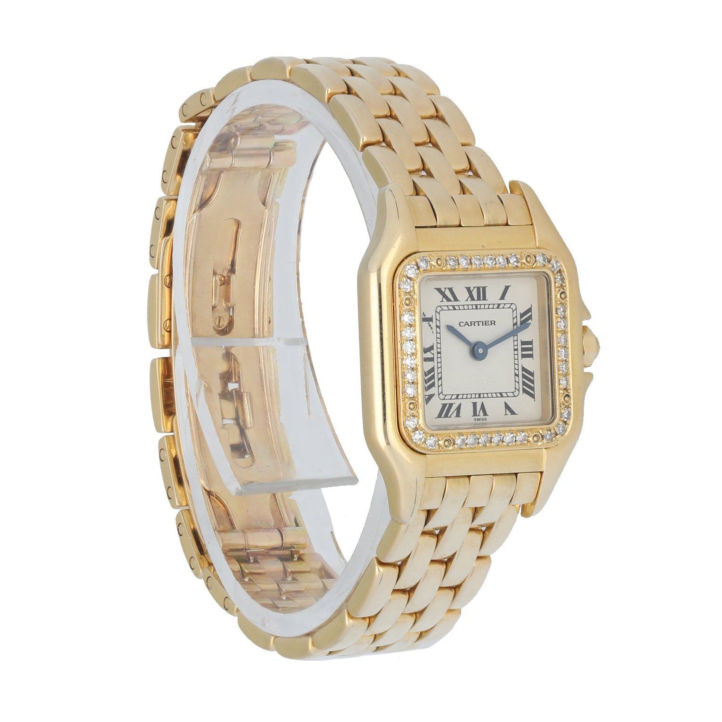 Cartier Panthere 128000M 18K Ladies Diamonds Watch - Virtual