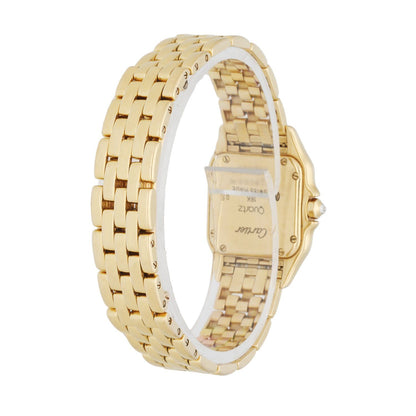 Cartier Panthere 128000M 18K yellow Gold Diamond Bezel Ladies Watch - Wristwatch