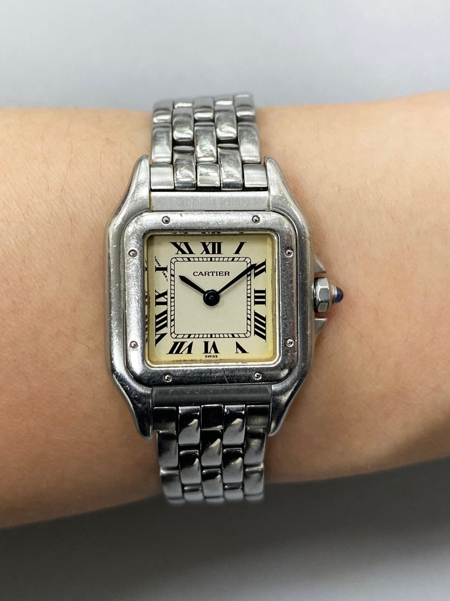 Cartier Panthere 1320 Stainless Steel Ladies Watch - Wristwatch
