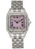 Cartier Panthere WF3259F3/1660 18K White Gold Diamond Ladies Watch - Virtual