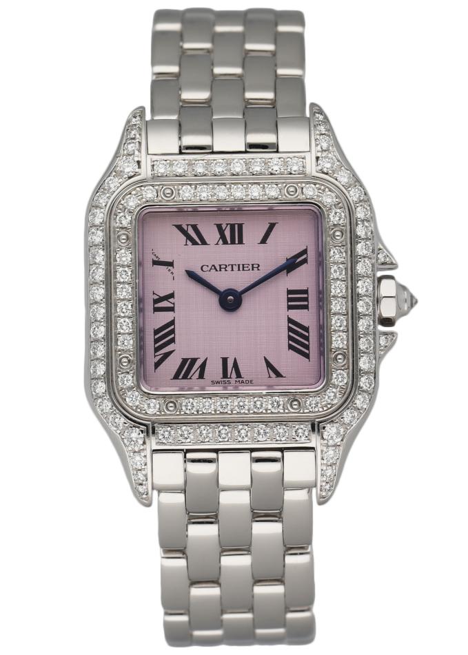 Cartier Panthere WF3259F3/1660 18K White Gold Diamond Ladies Watch - Virtual