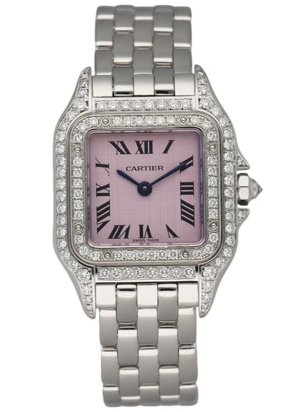Cartier Panthere WF3259F3/1660 18K White Gold Diamond Ladies Watch - Virtual
