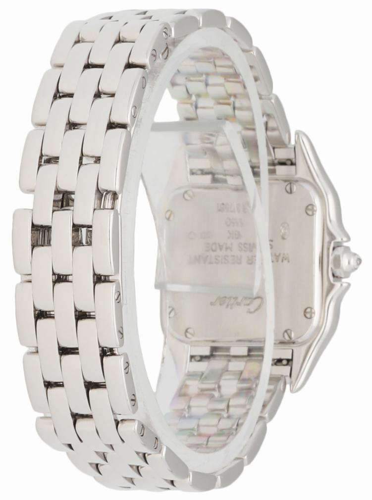 Cartier Panthere WF3259F3/1660 18K White Gold Diamond Ladies Watch - Virtual