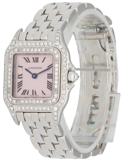 Cartier Panthere WF3259F3/1660 18K White Gold Diamond Ladies Watch - Virtual