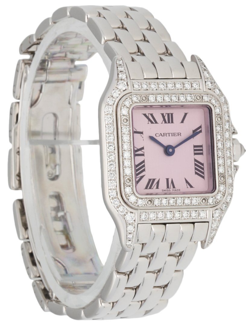 Cartier Panthere WF3259F3/1660 18K White Gold Diamond Ladies Watch - Virtual