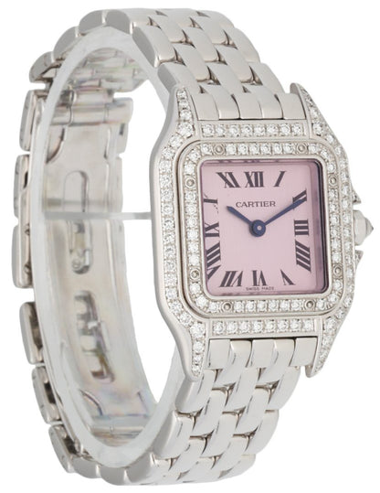 Cartier Panthere WF3259F3/1660 18K White Gold Diamond Ladies Watch - Virtual