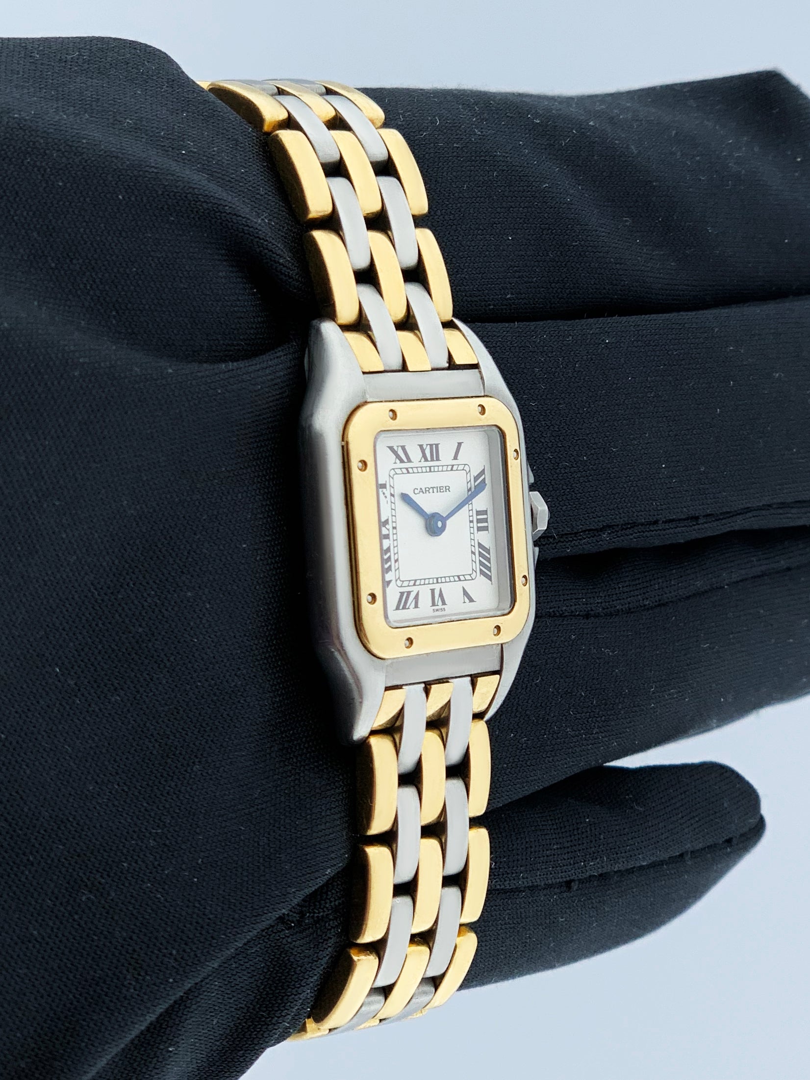 Cartier Panthere 166921 3 Row Gold Ladies Watch