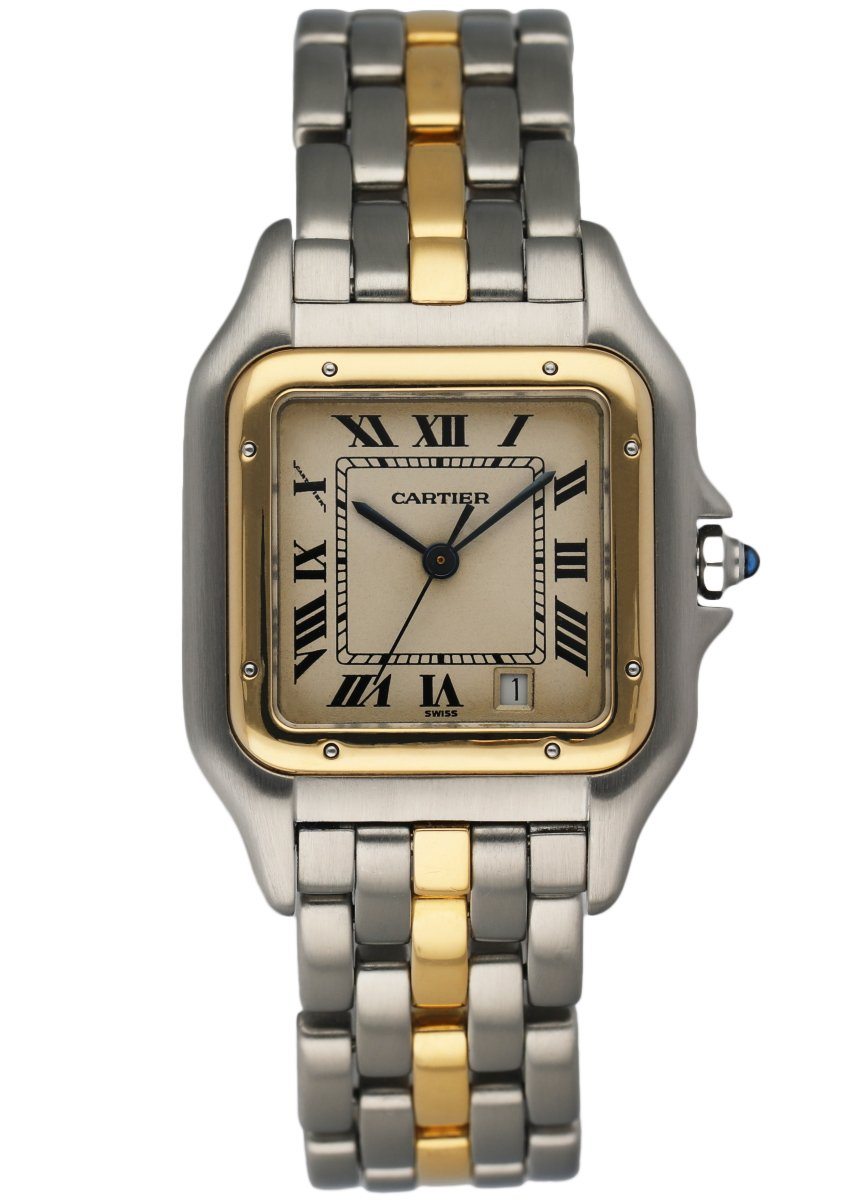 Cartier Panthere 183949 Midsize One Row Ladies Watch - Wristwatch