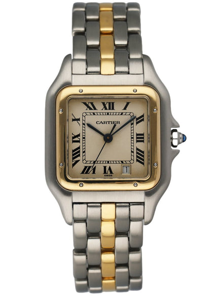 Cartier Panthere 183949 Midsize One Row Ladies Watch - Wristwatch