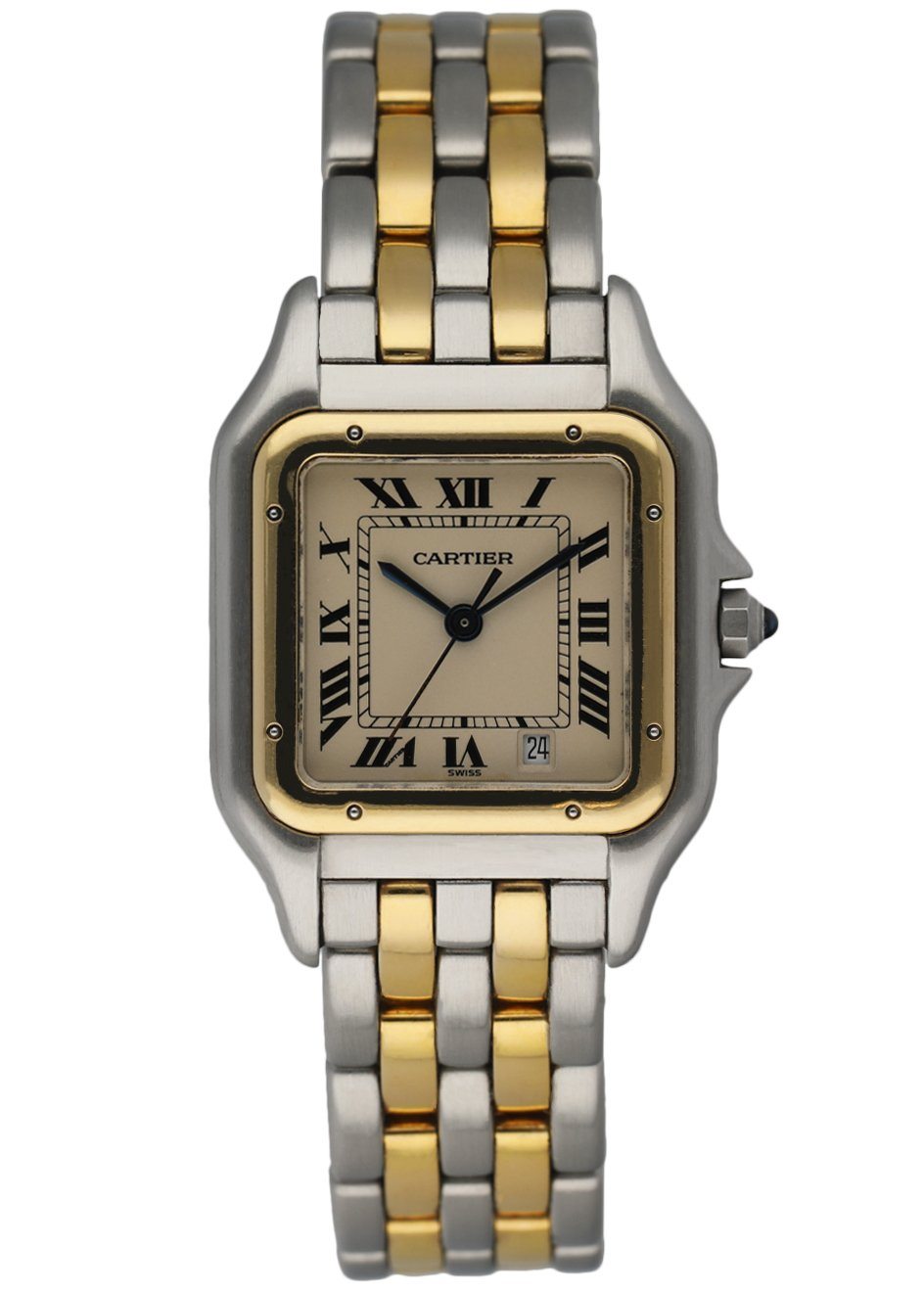 Cartier Panthere 183949 Two Row Midsize Ladies Watch - Wristwatch