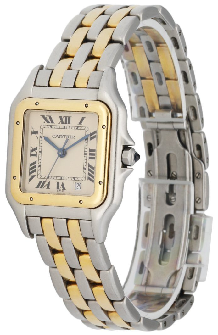 Cartier Panthere 183949 Two Row Midsize Ladies Watch - Wristwatch