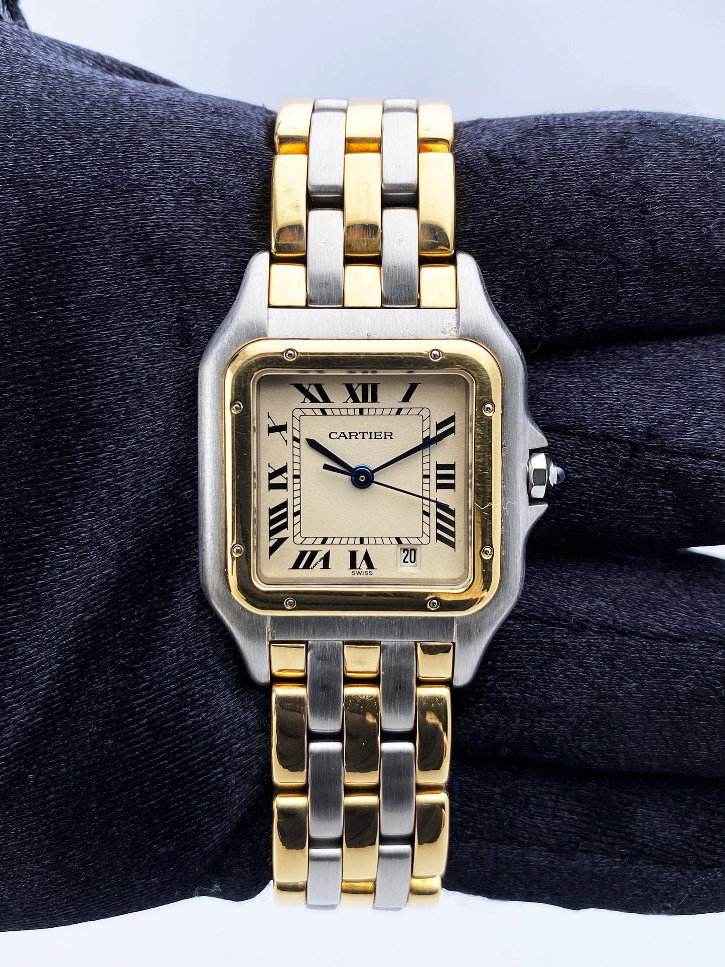 Cartier Panthere 187949 Midsize Three Row Ladies Watch - Wristwatch
