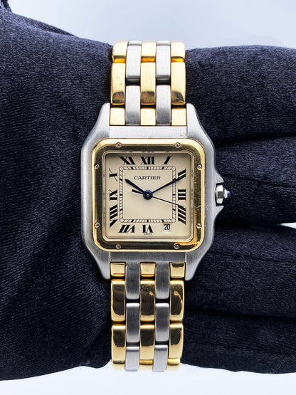 Cartier Panthere 187949 Midsize Three Row Ladies Watch - Wristwatch