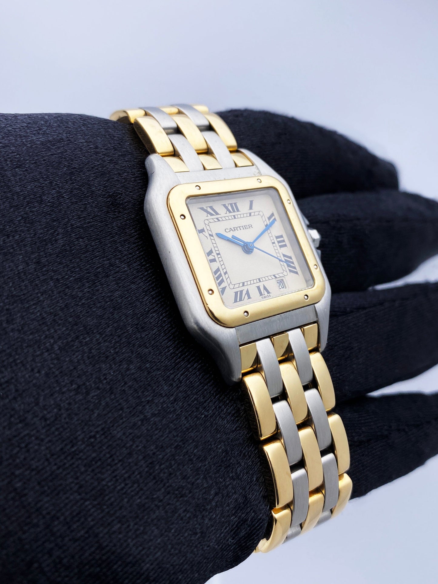 Cartier Panthere 187949 Midsize Three Row Ladies Watch - Wristwatch