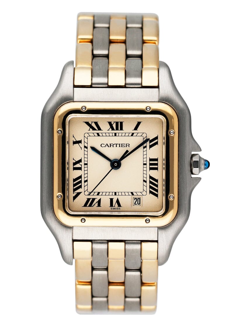 Cartier Panthere 187949 Midsize Three Row Ladies Watch - Wristwatch