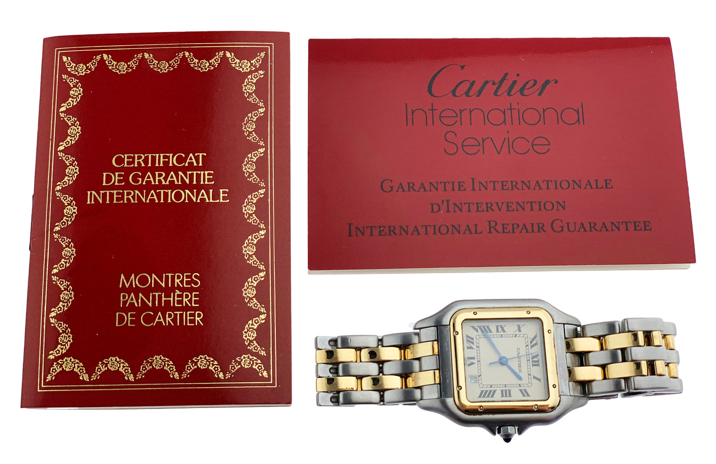 Cartier Panthere 187949C Two Rows Midsize Ladies Watch Box & Papers - Wristwatch