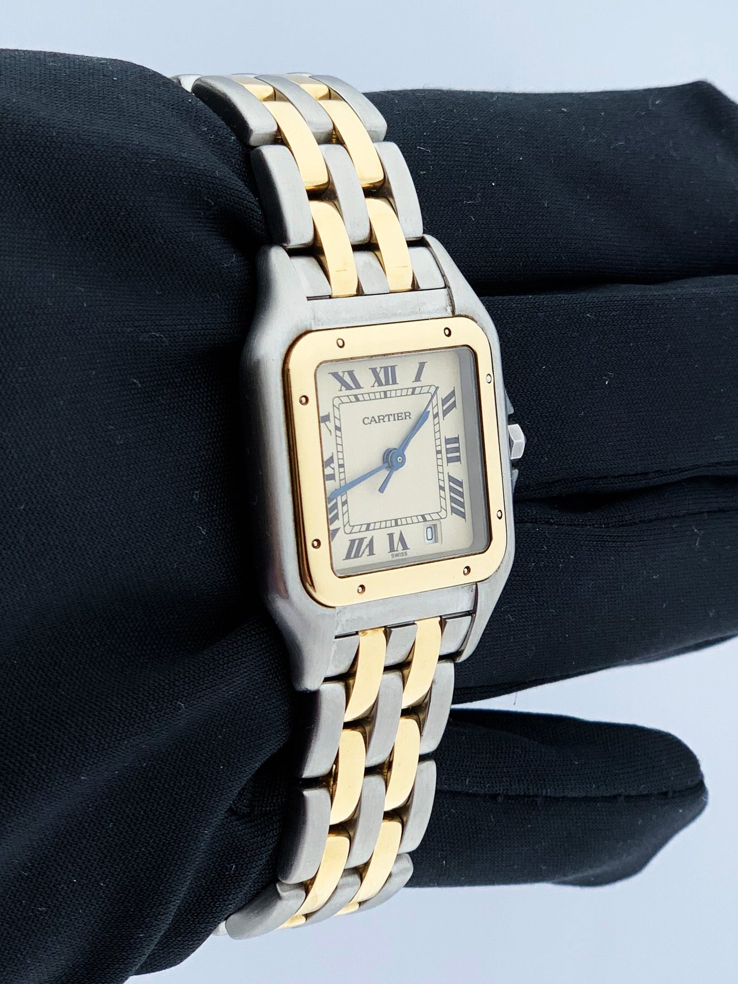 Cartier Panthere 187949C Two Rows Midsize Ladies Watch Box & Papers - Wristwatch