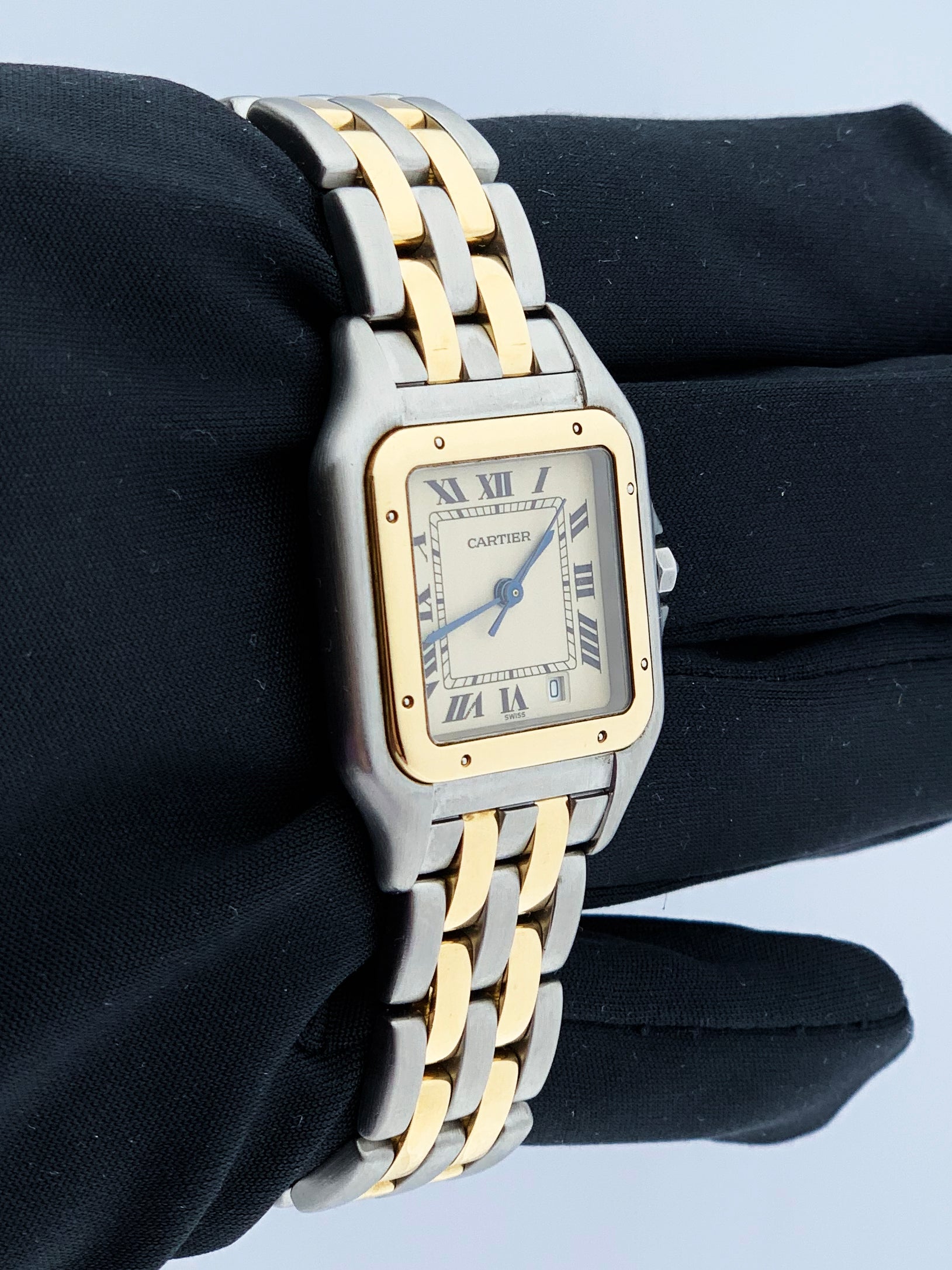 Cartier Panthere 187949C Two Rows Midsize Ladies Watch Box & Papers - Wristwatch