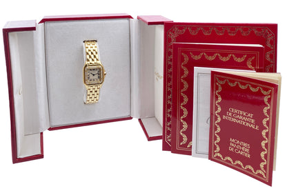 Cartier Panthere 18K Diamond Bezel Ladies Watch