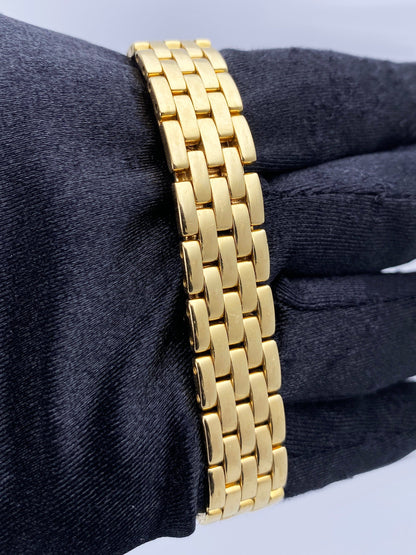 Cartier Panthere 18K Diamond Bezel Ladies Watch