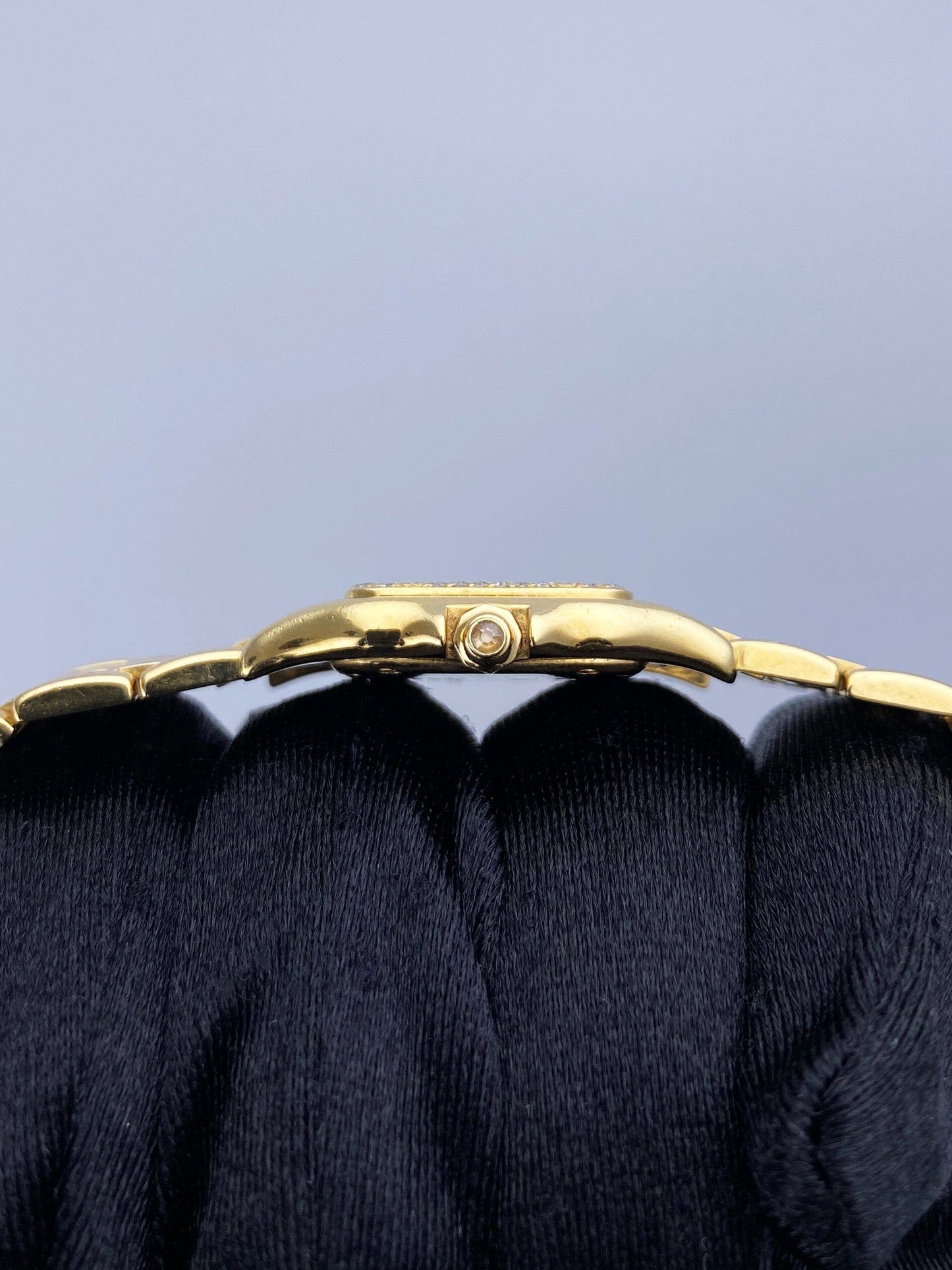 Cartier Panthere 18K Diamond Bezel Ladies Watch