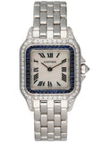 Cartier Panthere 18k White Gold Diamond 2362 Ladies Watch - Wristwatch