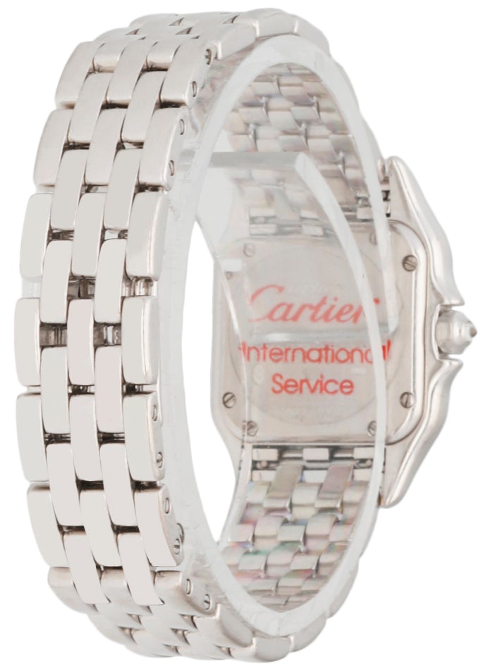 Cartier Panthere 18k White Gold Diamond 2362 Ladies Watch - Wristwatch